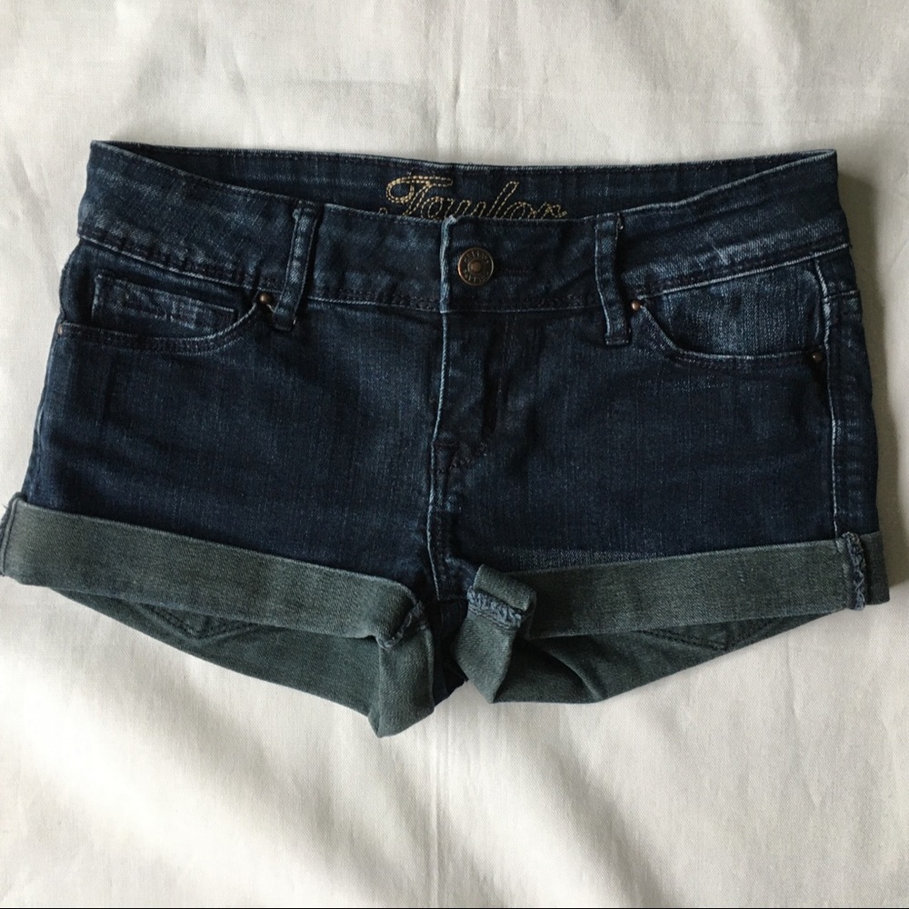 dELiA*s shorts size 1/2 jeans denim dark wash EUC